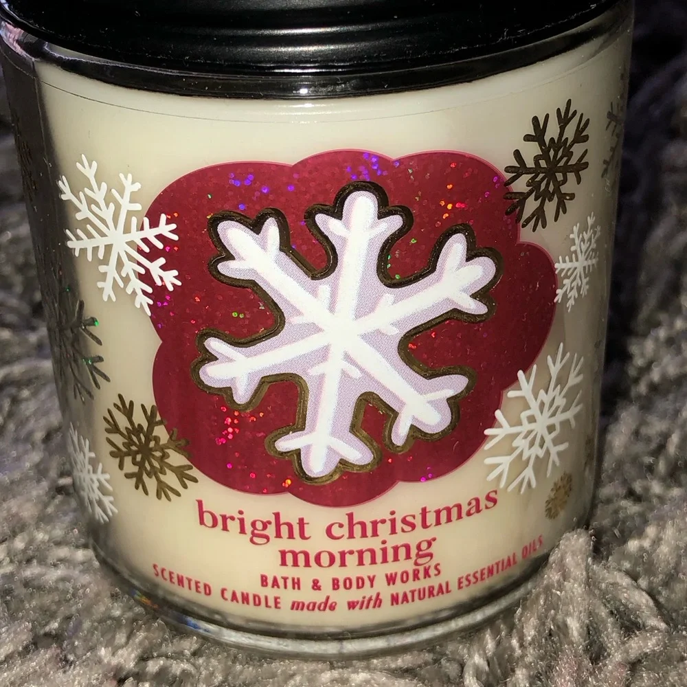 Bath & Body Works Bright Christmas Morning Candle, New